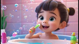 Brush Your Teeth With Baby Bear | Fun & Healthy Habits Song for Kids