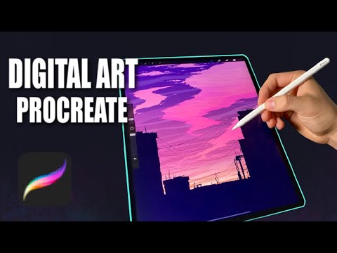 DRAWING SUNSET ON IPAD