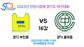 [2023 안양시장배 중학야구대회]_230831 율곡중 2 vs 9 부천중