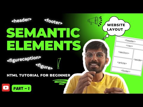 Why Semantic Elements are Used? | HTML Tutorial #coding #programming #webdevelopment