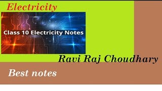 Class 10 Electricity best handwritten notes #class10 #handwrittennotes #electricityclass10 #term2