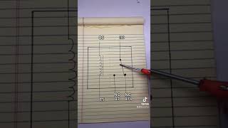How a 5-pin automotive relay works. 30 is the source, 87a is NC, 87 is NO #thecarfixer #electrical
