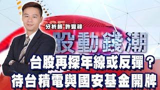 台股再探年線或反彈？待台積電與國安基金開牌！《股動錢潮》許豐祿 20211014