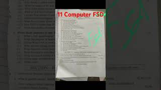 11 Class Computer Solved Mcqs and paper Faislabad board 2024 #computer #bisefaisalabad