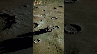 Lunar Rover Explores the Moon’s Surface in Stunning Detail 🌕🚀 #moonrover #spaceexploration
