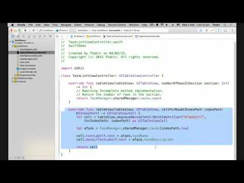 Introduction to Swift Code Demo