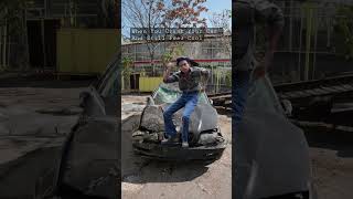 When you crash your car and still feel cool #shorts