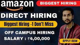 Job Openings For Freshers 2024 | #amazon Apply Now🔥