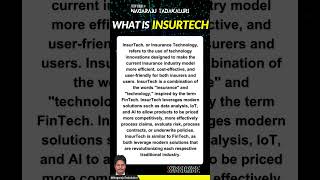 What is InsurTech #insurtech #insuretech #insurancetechnology