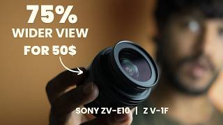 $50 Wide Angle lens is a Game Changer for ZV-E10, ZV-E10 II, a6700 and ZV-1F