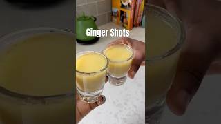 Homemade Wellness Shots #gingershot #diyfood #recipevideo #guthealth #wellnessshots #juicingrecipes