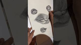 Today’s drawing shows a face with many mouths #FlatteringWords #SymbolicArt #PencilDrawing