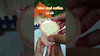 Mini viral coffee ☕ filter coffee #minicooking #minicoffee #filtercoffee #shorts #viralcoffee  #milk