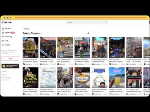 Demo: Instantly extract TikTok channel videos