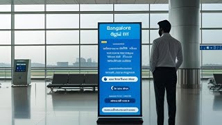 Bangalore Airport Digital Guide எப்படி பயன்படுத்துவது? | How to Use Bangalore Airport Digital Guide