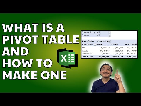 🏀📋 What is a pivot table and how to make one in Excel - Introduction