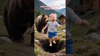 Orange Cat Protects Boy from Bear – True Friendship #kids #rhymes #kidsvideos