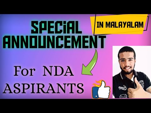 SPECIAL ANNOUNCEMENT| FOR NDA STUDENTS|