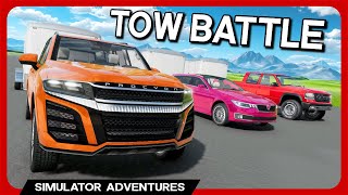 BeamNG's BEST Tow Car? - Pickup vs Wagon vs SUV! (FREE MODS)