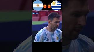 Argentina vs Uruguay 1-0 ● Leo Messi 🇦🇷✨🏆 #shorts #ytshort #football #messi #lm10 #cr7 #uruguay