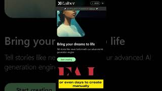 The best AI text to video tool ever made | Kaiber Studio