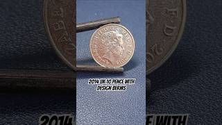 2014 UK 10 Pence with Design Berms #shorts #errorcoins #errorcoin