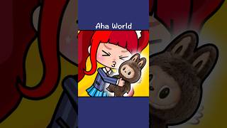 #ahaworld ❤️ Luna turned into Labubu 🤩 #avatarworld #tocaboca #animation #labubu #fyp
