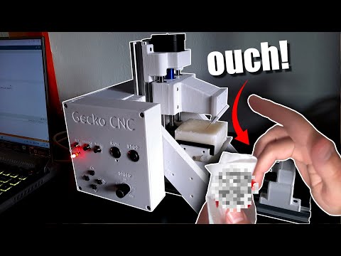 Using My 3D-Printed CNC For The First Time...