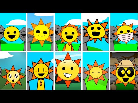 🌞Incredibox - Sprunki But Only MR. SUN in ALL Different Mods | V3 🌞🌞