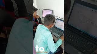 LARN STUDENT IN CLASS MS PAINT 🎨#computerclassescourses #larning #tranding #shorts