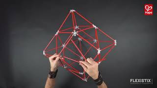 Hape Flexistix Leonardo’s Elements Construction Toy,  Stellated Cube Octahedron