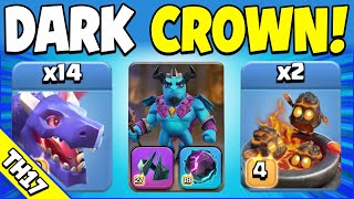 Dark Crown + Dragon Spam = EPIC!!! TH17 Attack Strategy (Clash of Clans)