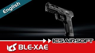 ICS BLE-XAE Ultimate Ambidextrous Gas Pistol | ICS AIRSOFT (English Edition)