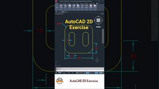 AutoCAD 2D Mechanical Drawing Practice | Short