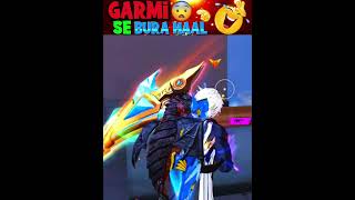 Garmi se bura haal 🥵 | #shorts #freefire #deepakrds #funny #freefireshorts