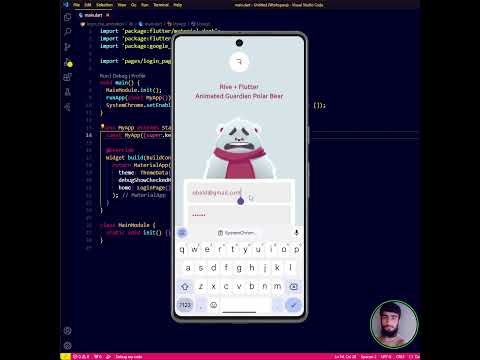 Rive Login Form