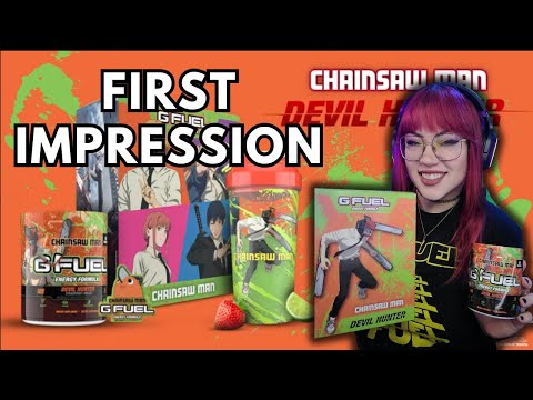 Chainsaw Man GFUEL First Impressions and Reaction