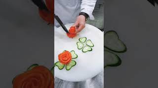 简单的美食制作，精致摆盘，花儿一样