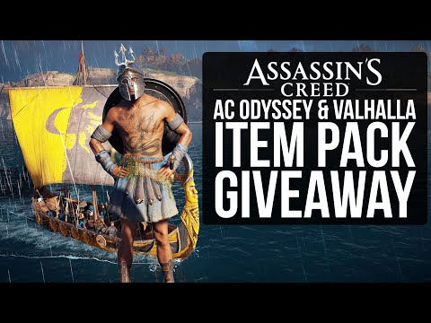 Assassin's Creed Odyssey & Valhalla Item Pack Giveaway (AC Odyssey Valhalla Giveaway)