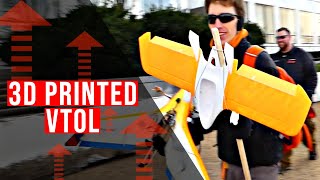 The MiniHawk - 3D Printed VTOL Airplane Prototype