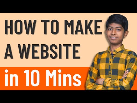 Make a Website in 10 mins - Simple & Easy
