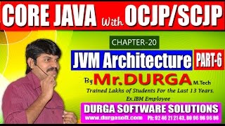 Core Java With OCJP/SCJP-JVM Architecture-Part 6