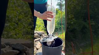 How to get Water from the River ? #survival #camping #bushcraft #outdoors #lifehacks