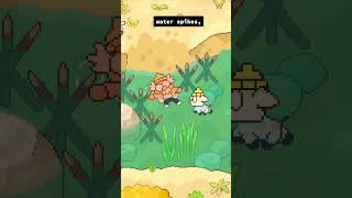 Avoid hazards while navigating a dangerous world with your pig #indiegame #pixelartgames #earthbound