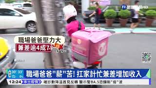 職場爸爸壓力大 4成7忙兼差創歷年新高｜華視新聞 20220808