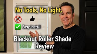 No Drill Needed For These Awesome Blackout Blinds!