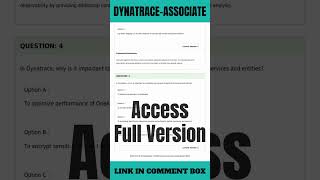 New Dynatrace-Associate Exam Dumps PDF Dynatrace Associate Certification Exam