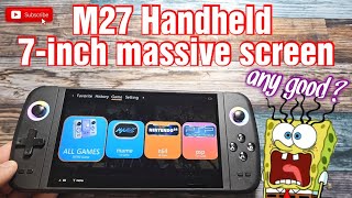 M27 The biggest budget retro handheld I 7 inch screen