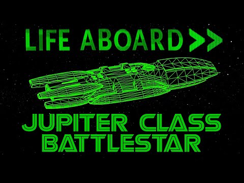 Life Aboard... The Jupiter Class Battlestar | Spaceship Breakdown #BattlestarGalactica #BSG