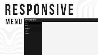 Responsive Menu | CSS - JQUERY Tutorial
